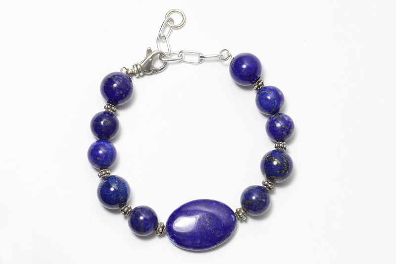 Lapis Lazuli/ss Bracelets